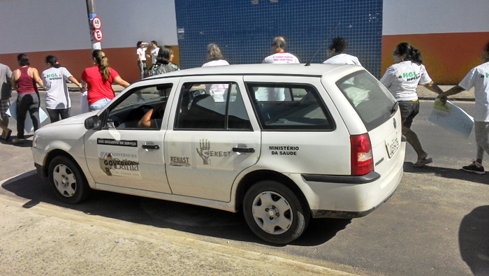 HGL é nosso: ambulância da BA traz paciente para Linhares durante manifesto