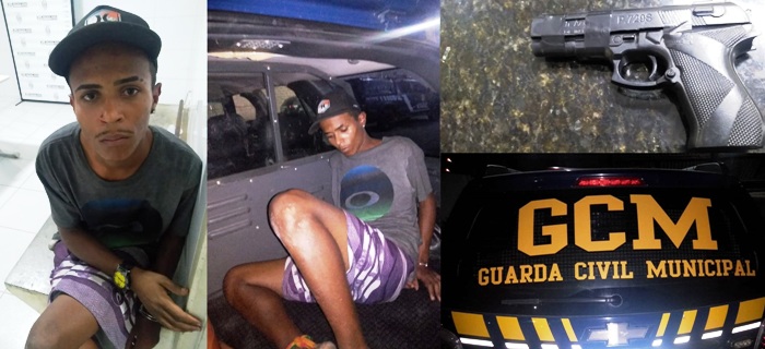 Dois assaltos em bairro nobre de Linhares durante a noite. Um suspeito se deu mal