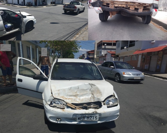 Corsa bate em Pick-up estacionada no Interlagos. Condutor é levado para a delegacia