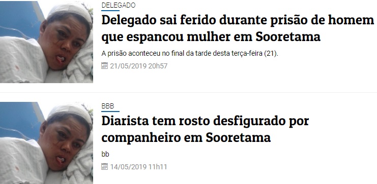 Sooretama: Mulher espancada inocenta companheiro e diz que vai reatar relacionamento