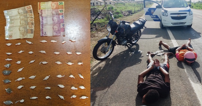 Ocupantes de moto flagrados com droga a caminho de Povoação