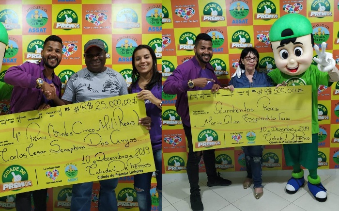 Olhe na foto o que esse sortudo ganhou! Ele é do bairro Planalto, e tem mais ganhadores na lista