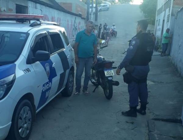 Equipe do Sombra localiza moto levada de vítima durante golpe aplicado em Linhares