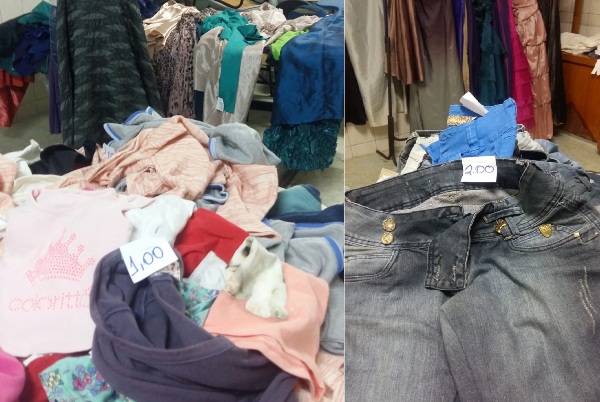 Roupas de R$ 1 a R$ 20 segunda-feira no Bazar da Pestalozzi Linhares