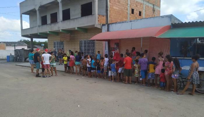 Manhã de domingo diferente no Farias, interior de Linhares