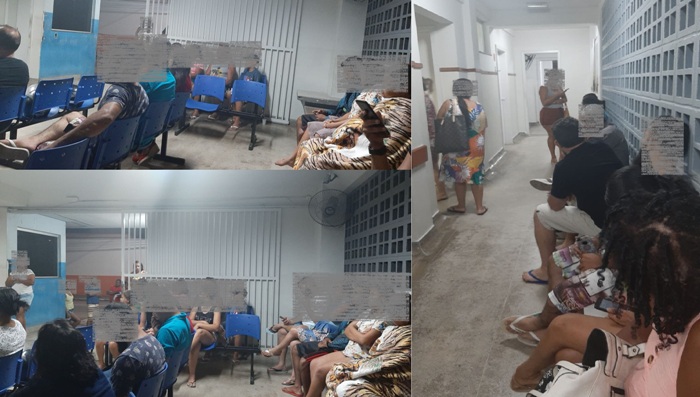 Leitoras enviam fotos do HGL lotado no início da noite desta quarta, feriado de Natal