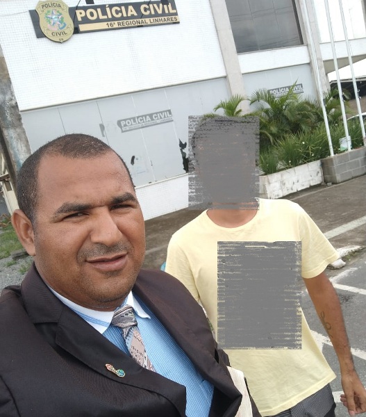 Jovem se entrega na delegacia de Linhares após conhecer história de missionário