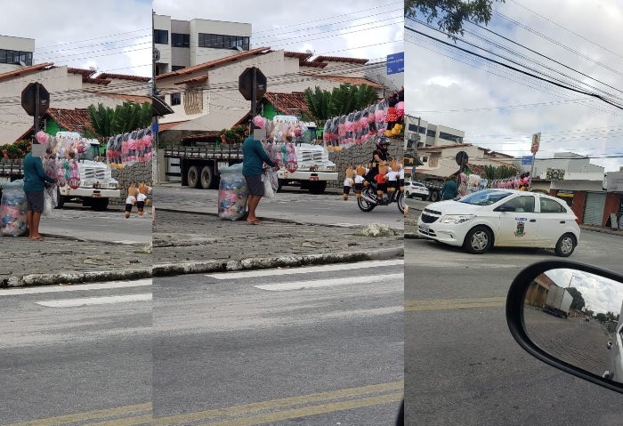 Ambulante é obrigado e recolher produtos que vendia em frente ao ginásio do BNH