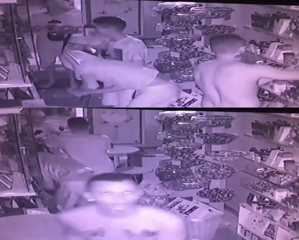 Vídeo: Ladrões chocólatras fazem a limpa em loja em Rio Bananal
