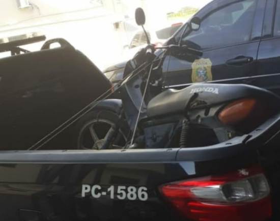 Anúncio virtual: Vítima e amigos conseguem localizar moto furtada em Linhares