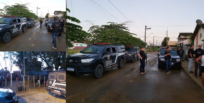 Terror da bandidagem: PC e PM efetuam prisões em bairros de Linhares