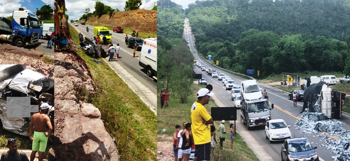 Tragédia na BR-101: Acidente mata 3 pessoas em Jaguaré