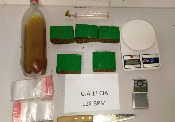 Mais de 1kg de maconha apreendido em ação no Planalto e BNH
