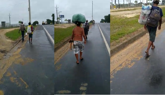 Após morte de Karen em São Mateus, andarilhos seguem rumo a Linhares