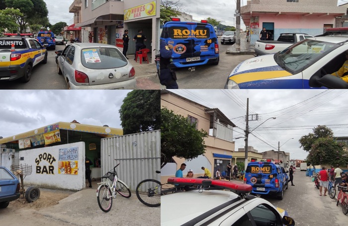 Bares têm portas fechadas pela polícia em Linhares