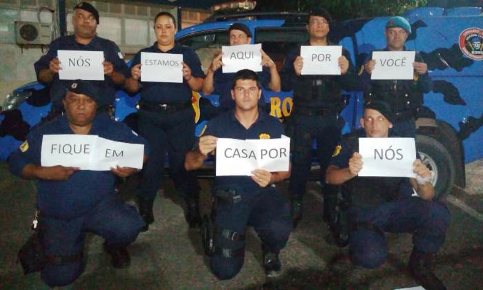 Aqui por você. Fique em casa, diz pedido de GCM de Linhares