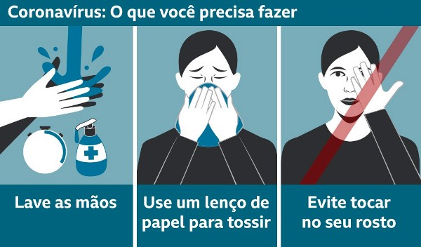 Truques para evitar tocar boca, rosto e reduzir o risco de contágio com o coronavírus