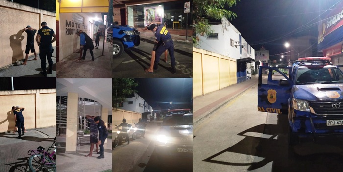 GCM faz abordagens pelas ruas de Linhares. Baculejos recebem aplausos