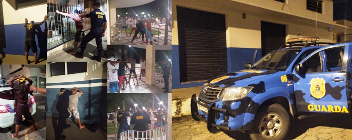 Baculejo: GCM faz verdadeira varredura pelo Centro de Linhares