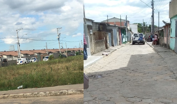 Viatura da PM em beco no Aviso, e tiros com baleado no Jocafe