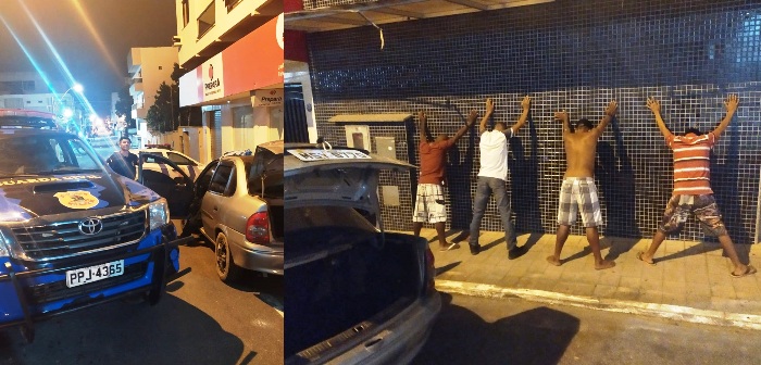 Madrugada: Carro da Serra e na contramão é abordado em Linhares