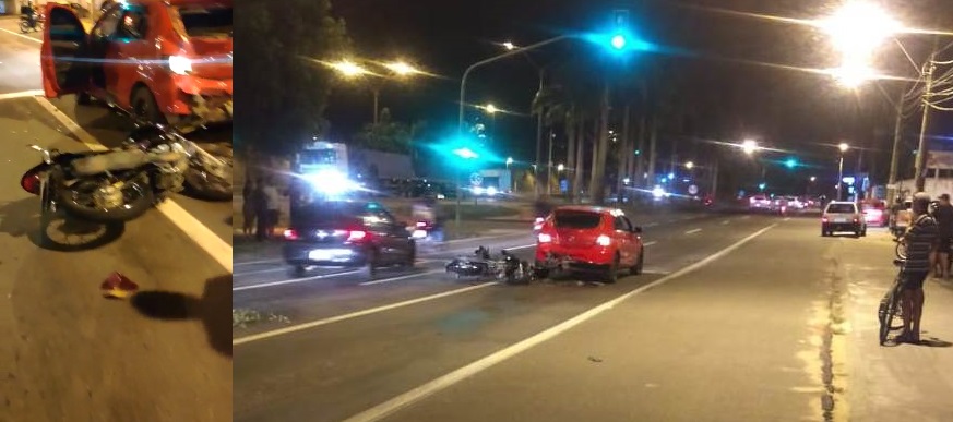 BR-101: Motociclista sai gravemente ferido de acidente em Linhares