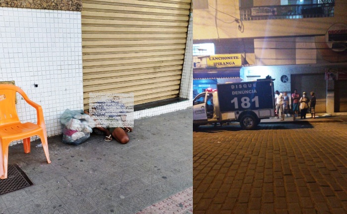 Áudio explica que homem morreu de fome ao passar mal, no Centro de Linhares
