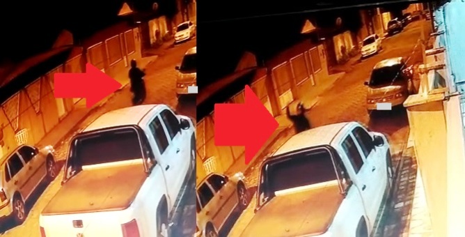 Vândalo arremessa pedra e danifica Amarok no Jardim Laguna