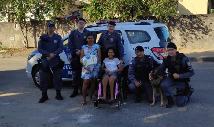 Equipe K9 da Força Tática atende ocorrência diferente no Canivete