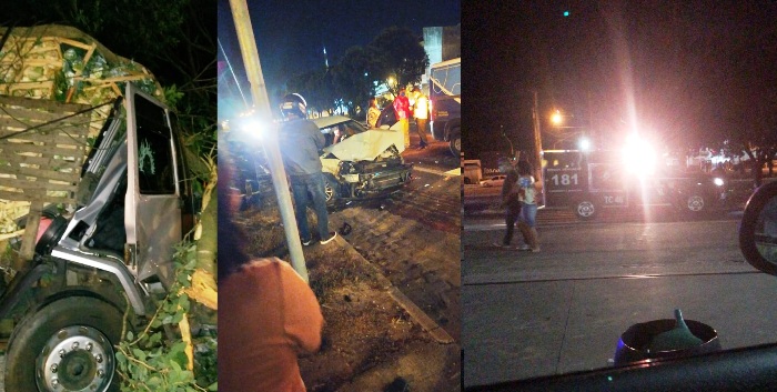 BR-101: Acidentes simultâneos deixam feridos e vítima fatal em Linhares