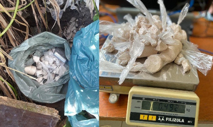 Sombra e equipe apreendem quase meio quilo de cocaína em Linhares