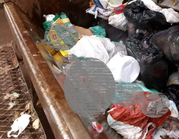 Fotografia de feto encontrado no lixo causa comoção em Linhares