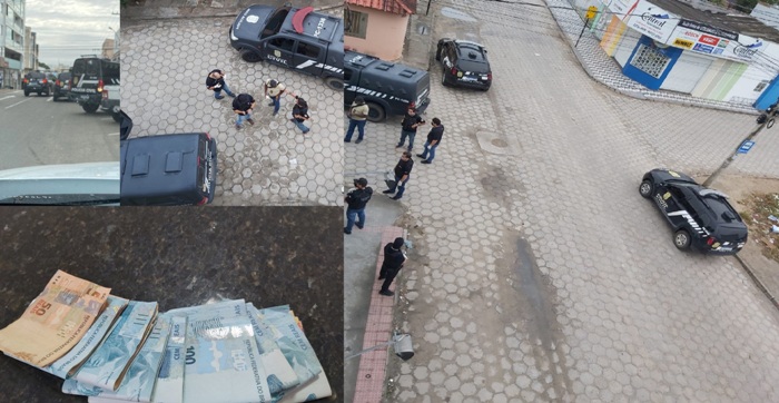 PC recupera muito dinheiro, joias, relógios e prende casal no Centro de Linhares