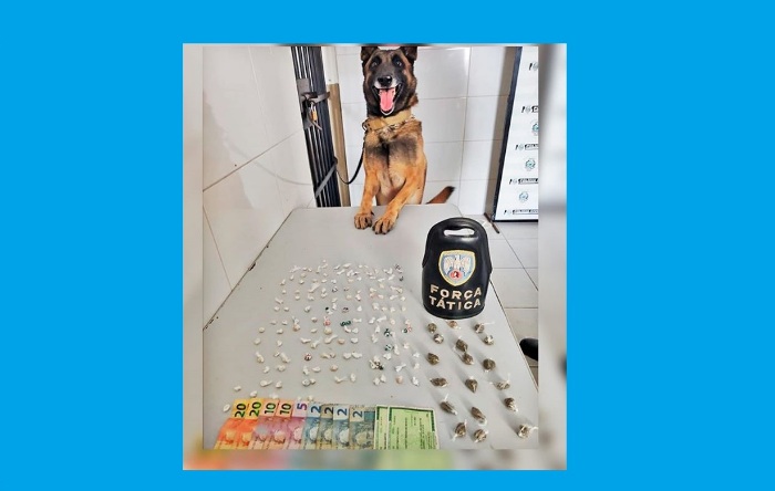 Dois bandidos do Grupo CDI são presos em apreensão de drogas no Araçá