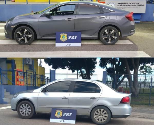 Carro roubado: Pai e filho presos pela PRF no Norte do ES