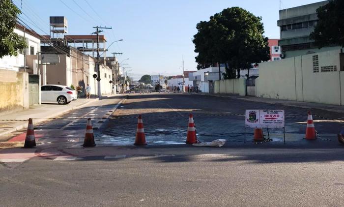 Atenção motorista: Tem desvio no bairro Araçá