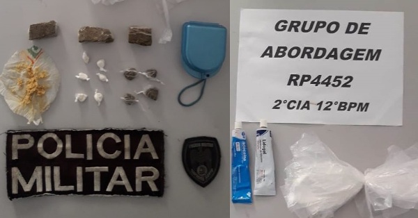 Bairro Aviso: Sombras apreendem droga e conduzem jovem para a delegacia