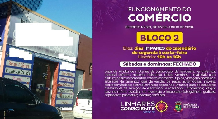 1º dia de funcionamento alternado gera reclamações no comércio de Linhares