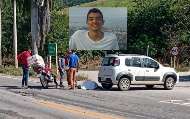 Robert Vinicius morre em acidente de moto, em Alegre