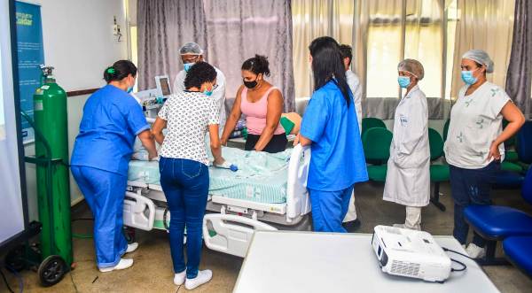 HGL treina profissionais para atenderem casos mais graves de Covid-19