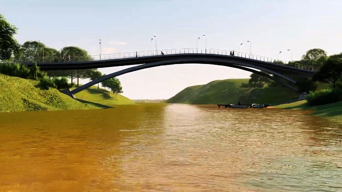 R$ 8 milhões de investimento: Começa construção de passarela e ciclovia entre o São José e Palmital