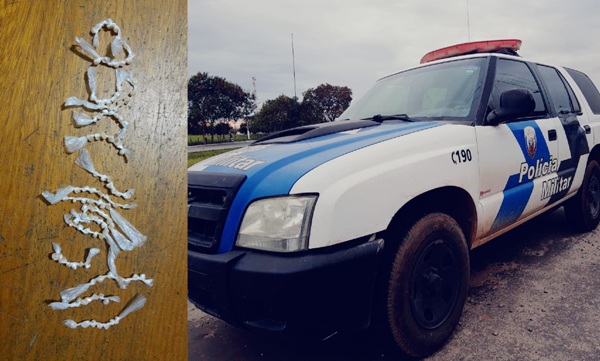 GA x K9: Mais de 100 pedras de crack apreendidas no Araçá