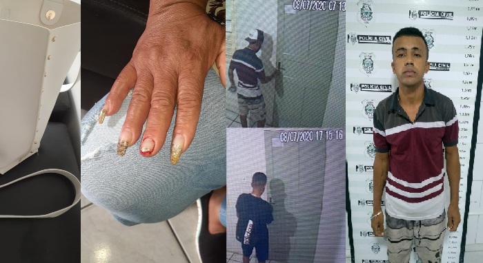 Assaltante que rendeu costureira é preso em hotel no Centro de Linhares