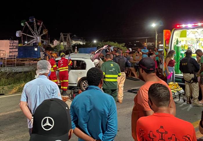 BR-101: Colisão frontal deixa feridos no Trevo de Bebedouro