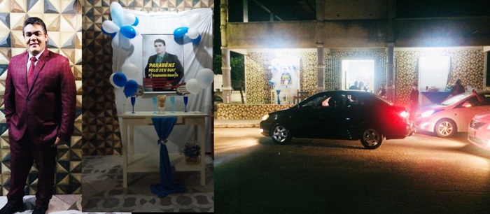 Niver diferente: Membros fazem carreata para homenagear Pastor em Linhares