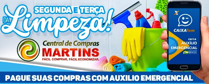 Olha a segunda e a terça da limpeza no Martins. Preços imbatíveis!