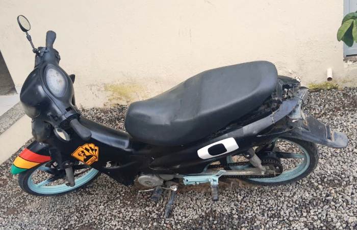 Moto roubada é recuperada pela PM no Planalto