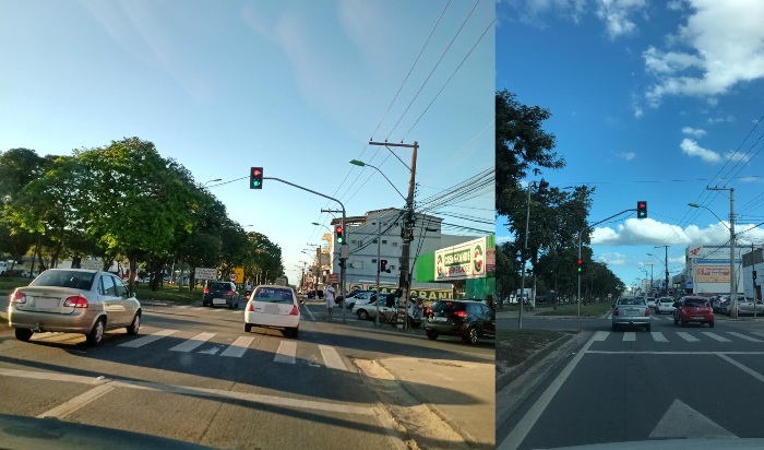 Simultâneos: Semáforos no vermelho e verde confundem motoristas em Linhares