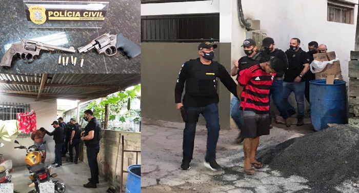 PC prende suspeitos em Linhares. Inclusive, responsável por entrega de droga delivery