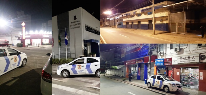 Veja cenas do patrulhamento pelas vias de Linhares na última madrugada